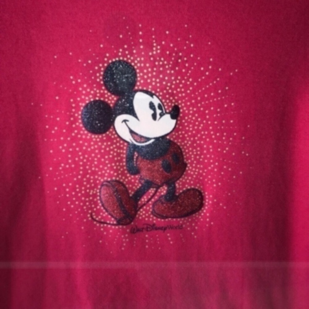 Walt Disney World Mickey Mouse Red Tee - Picture 2 of 4